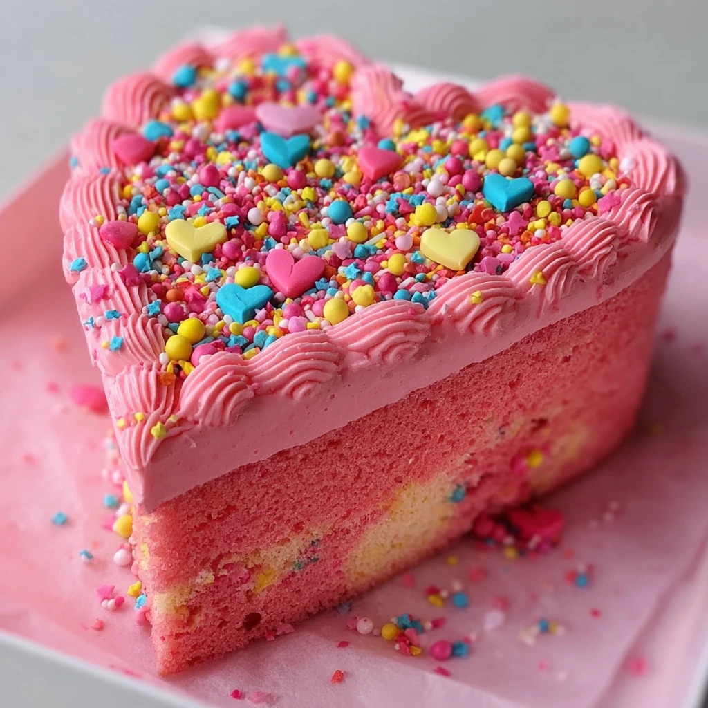 Heart Birthday Cake
