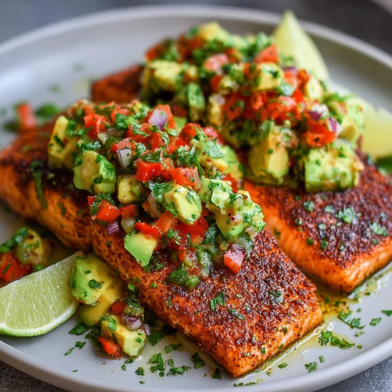 Baked Cilantro Lime Salmon Avocado Salsa Recipe Guide