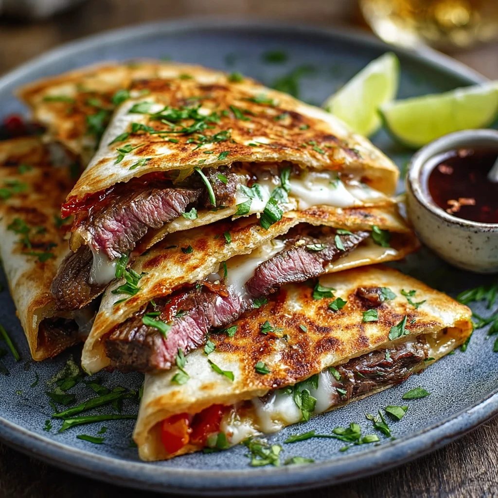 Beef Steak Quesadillas