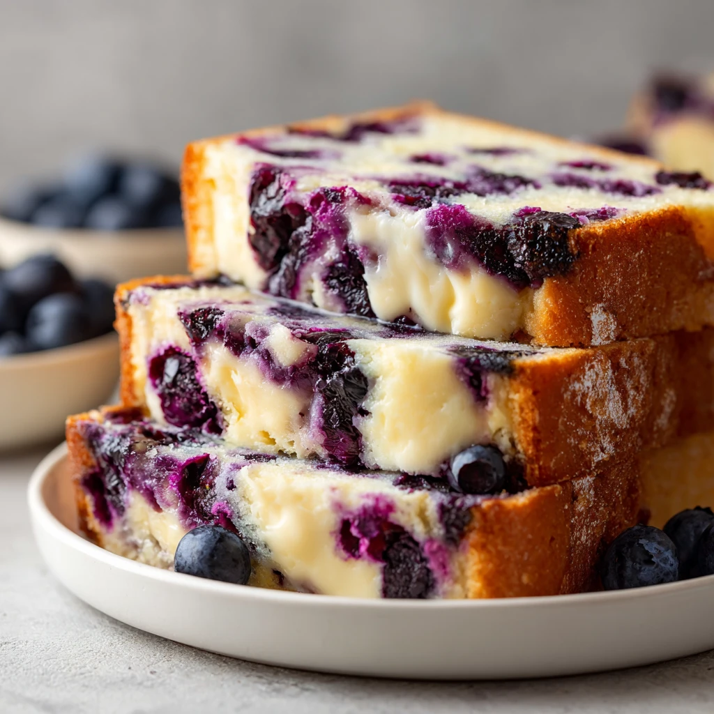 Blueberry Cream Cheese Loaf