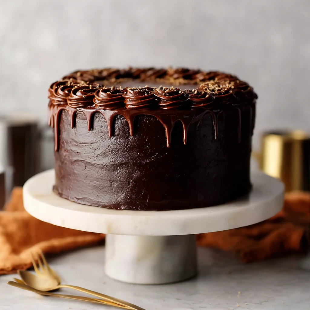 Chocolate Espresso Guinness Cake
