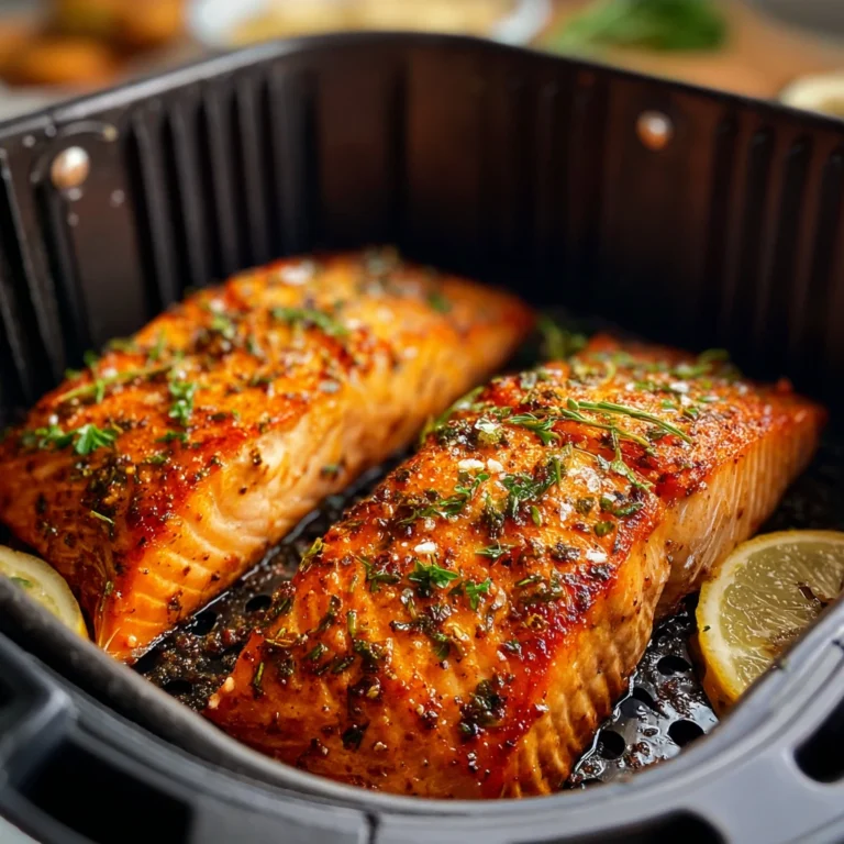 Crispy Air Fryer Salmon Delicious Recipe