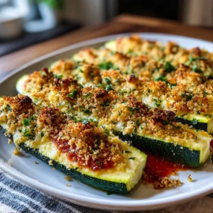 Crispy Baked Parmesan Zucchini – A Cheesy Delight!