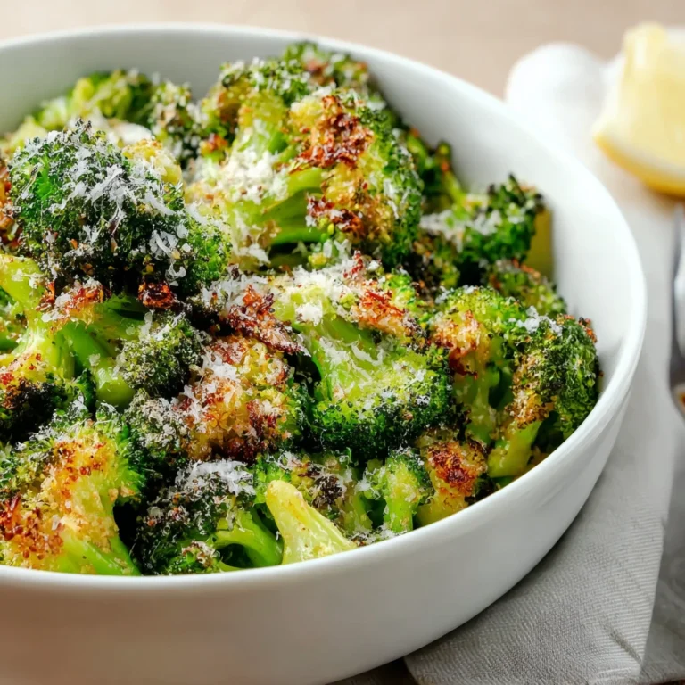 Crispy Parmesan Broccoli