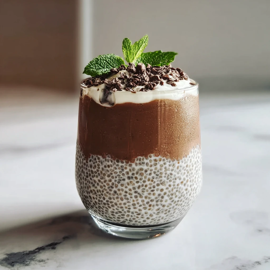 Decadent Mint Chocolate Chia Pudding That Delights Guiltfree