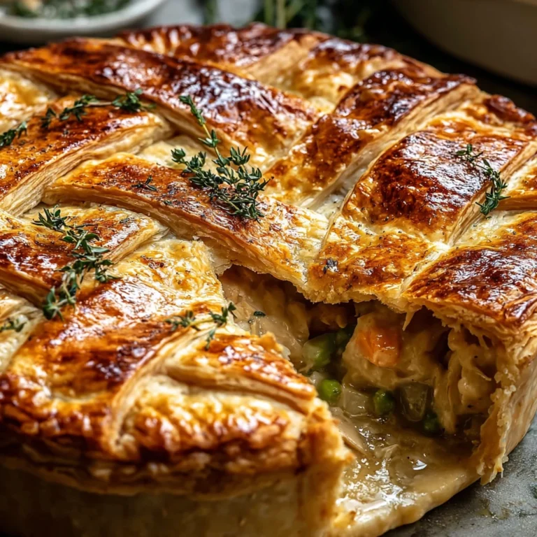 Delicious Herb Butter Chicken Pot Pie