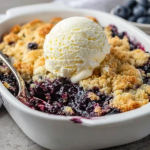 Easy Blueberry Dump Cake
