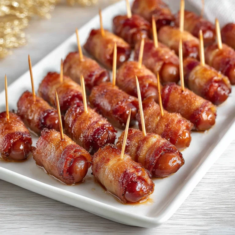 Food Ideas With Bacon December Party Food Ideas Bacon Appetizer Ideas Little Smoked Sausages Candied Bacon Smokies Little ...