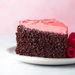 Fudgy Chocolate Raspberry Cake