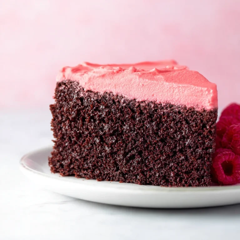 Fudgy Chocolate Raspberry Cake