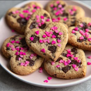 Heart Shaped Chocolate Chip Cookies for Valentine’s Day: A Cozy Bake