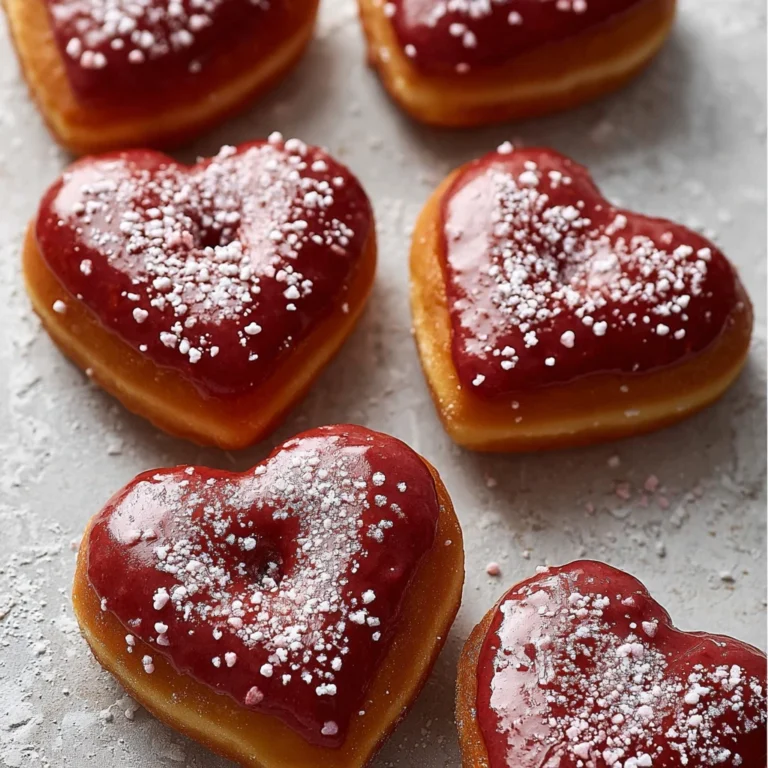 Heart Shaped Doughnuts Valentines Day Cozy Homemade Guide