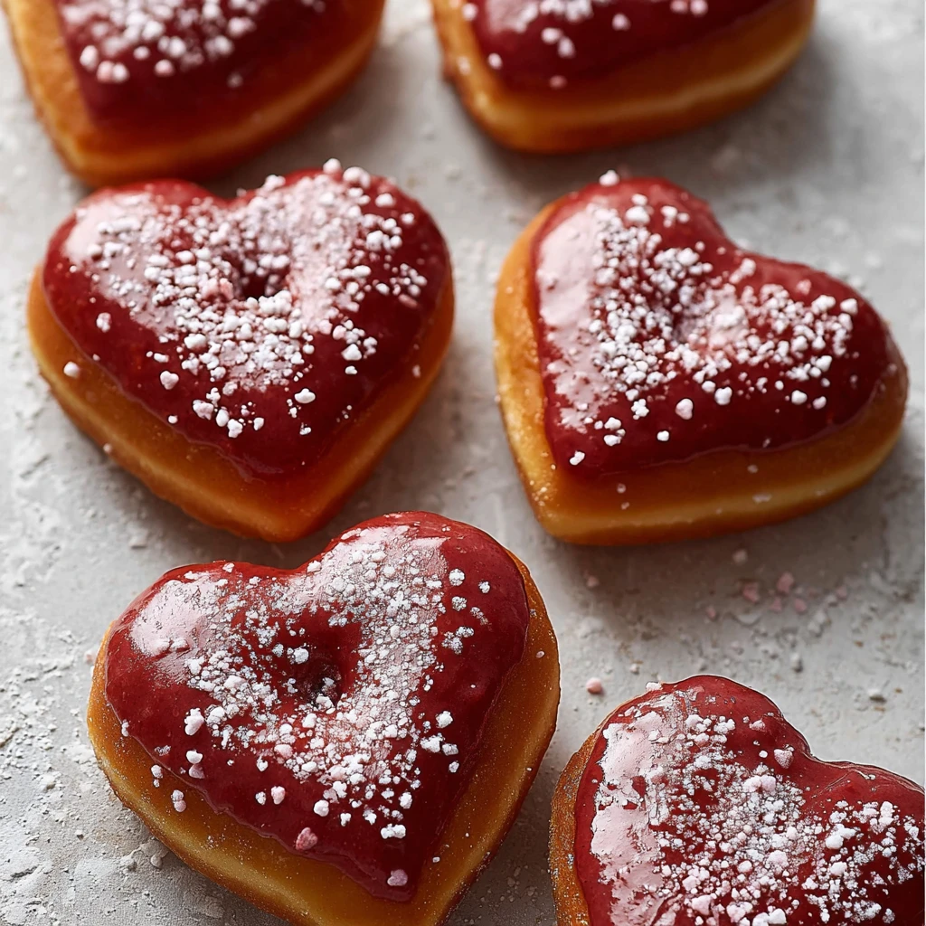Heart Shaped Doughnuts Valentines Day Cozy Homemade Guide