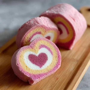 Heart-Shaped Swiss Roll for valentine’s day: My Real Recipe