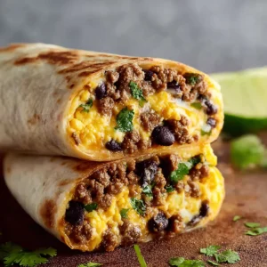 High-Protein Breakfast Burrito