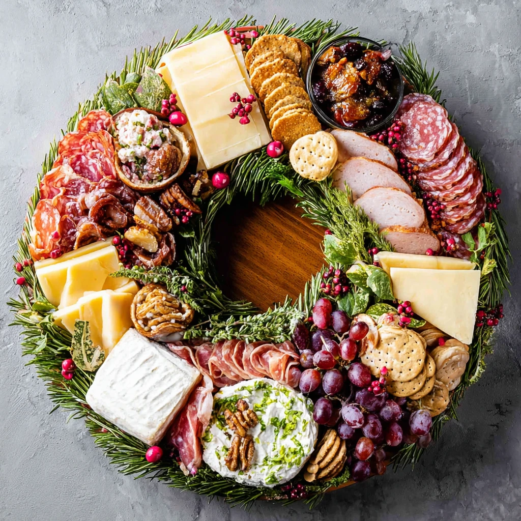 Holiday Appetizer Wreath