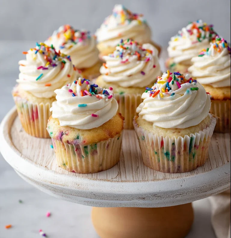 Homemade Funfettistyle Cupcakes