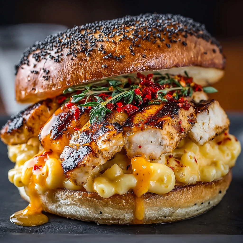 Honey Pepper Pimento Chicken Sandwich