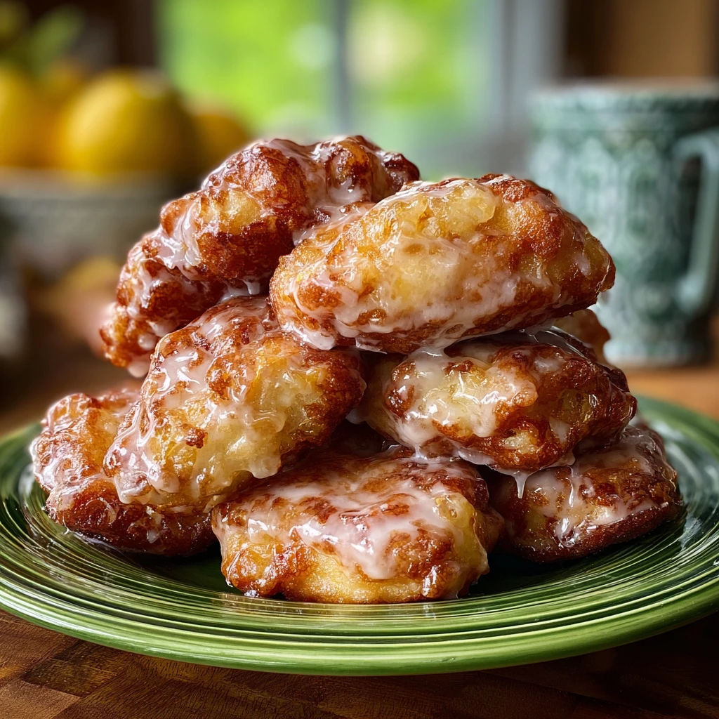 Irresistible Baked Apple Fritters Cozy Delight