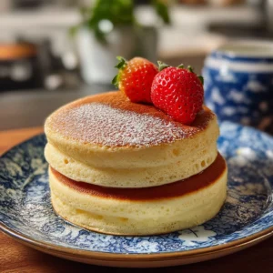 Irresistible Fluffy Japanese Soufflé Pancakes Recipe