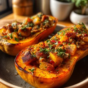 Irresistible Honey-Roasted Butternut Squash with Chicken