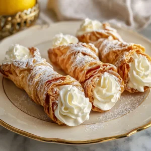 Lemon Meringue Pie Cannolis Easy No Bake Summer Dessert
