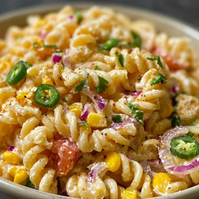 Mexican Street Corn Pasta Salad Vibrant Summer Flavor