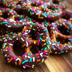 New Years chocolate covered pretzels: 5 Sweet Joys Await