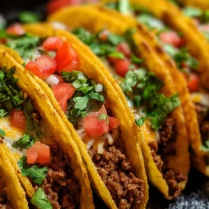 Oven-Baked Cheesy Tacos Bursting with Flavor and Fun