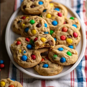 Peanut Butter M&M Cookies