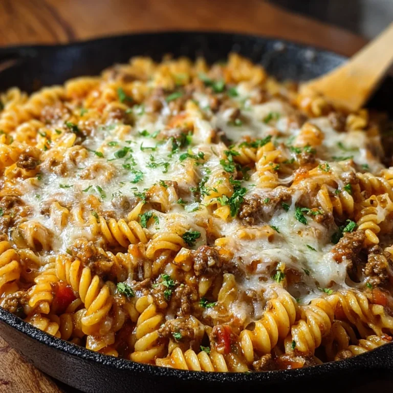 Philly Cheesesteak Pasta Skillet