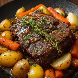 Pot Roast with Carrots and Potatoes