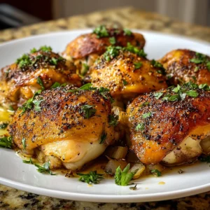 Savory Oven-Roasted French Garlic Chicken That’s Simply Irresistible