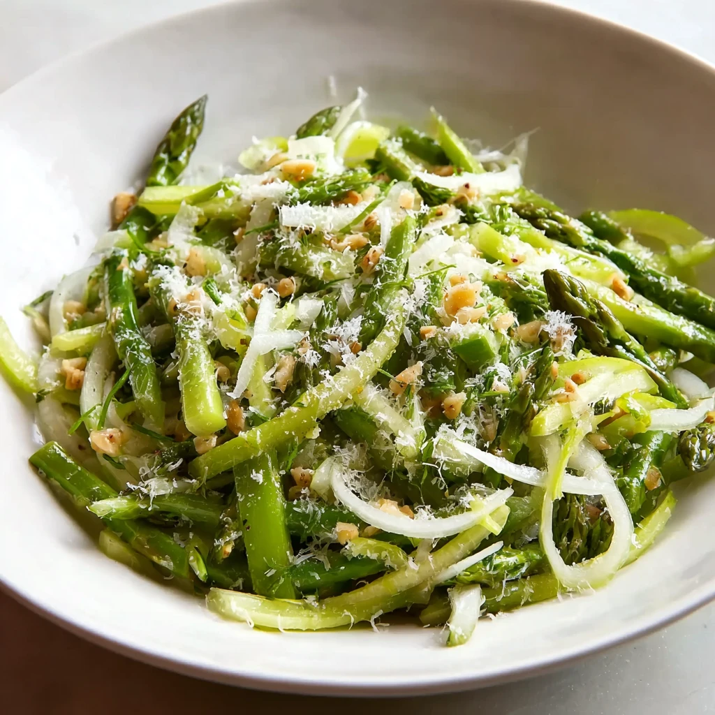 Shaved Asparagus Salad Lemon Dressing
