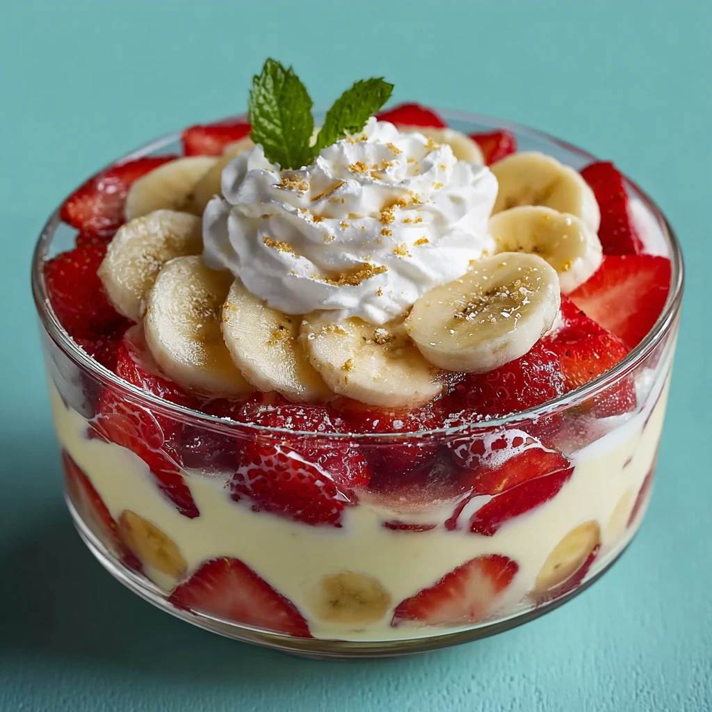 Strawberry Banana Pudding
