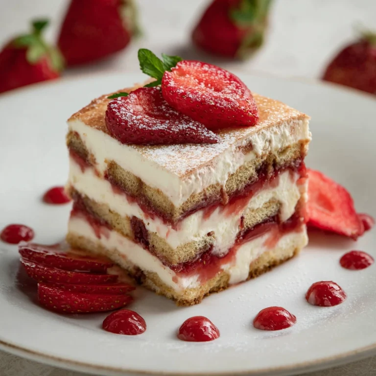 Strawberry Cheesecake Tiramisu