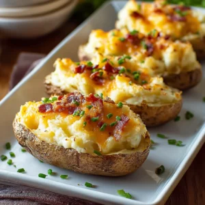 Easy Twice Baked Potatoes for Family Gatherings