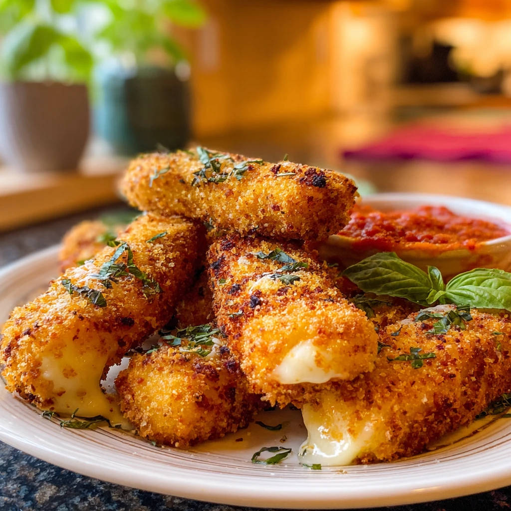 Ultimate Crispy Mozzarella Sticks Recipe Snack Lovers