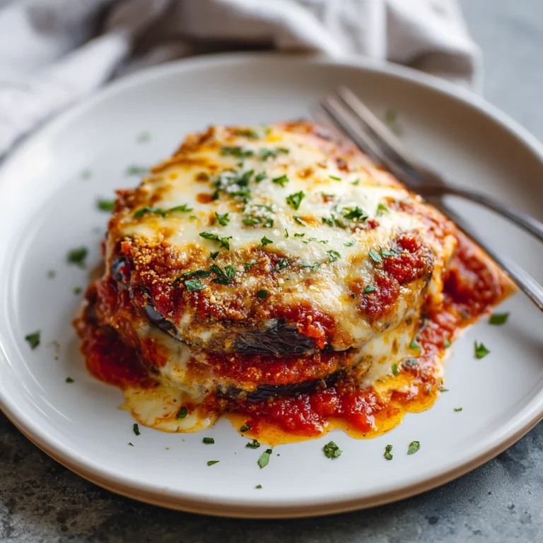 Baked Eggplant Parmesan Recipe