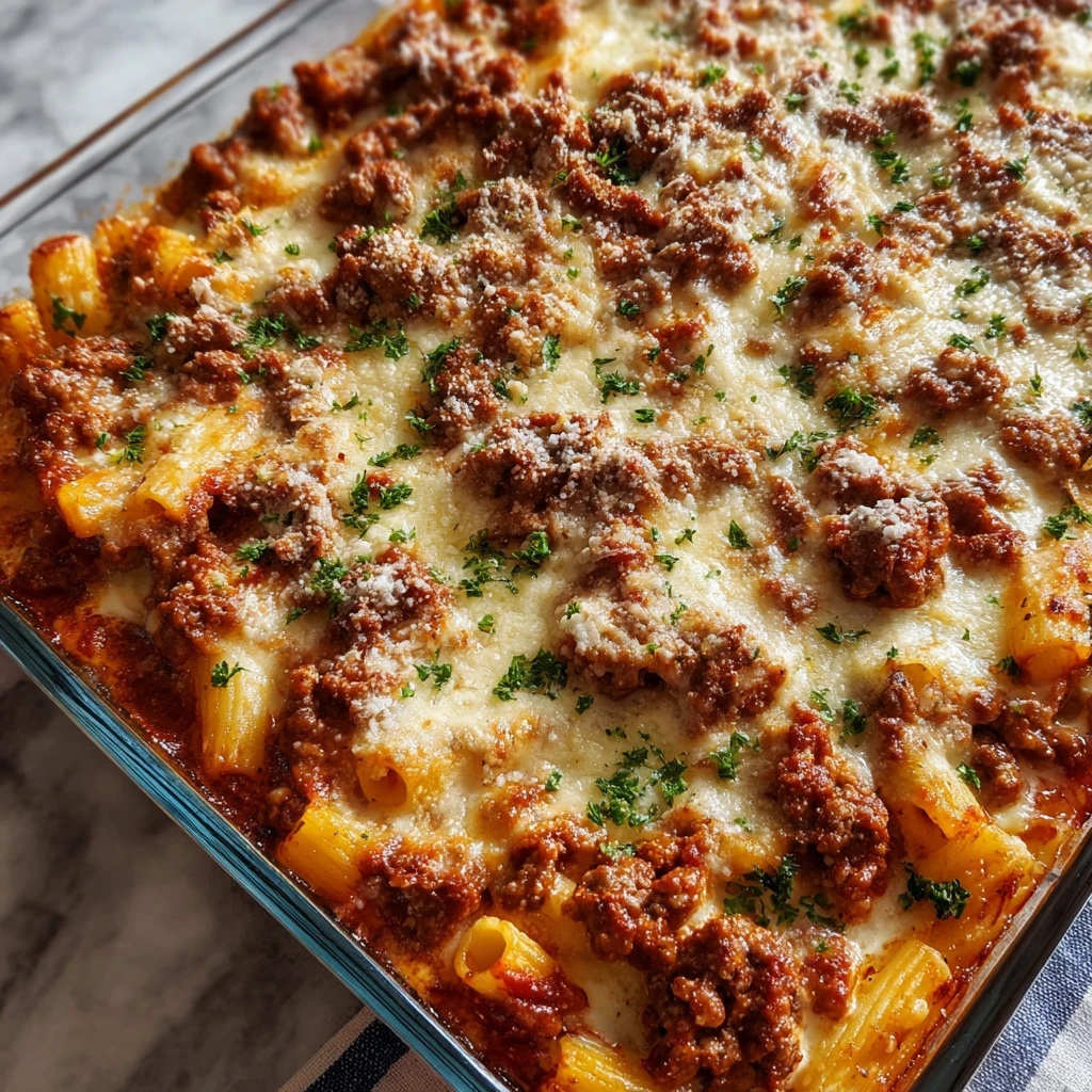 Baked Ziti Ground Beef Ricotta Comforting Secrets