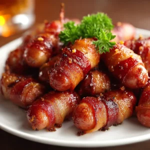 Brown Sugar Bacon Wrapped Smokies (Easy 3-Ingredients)
