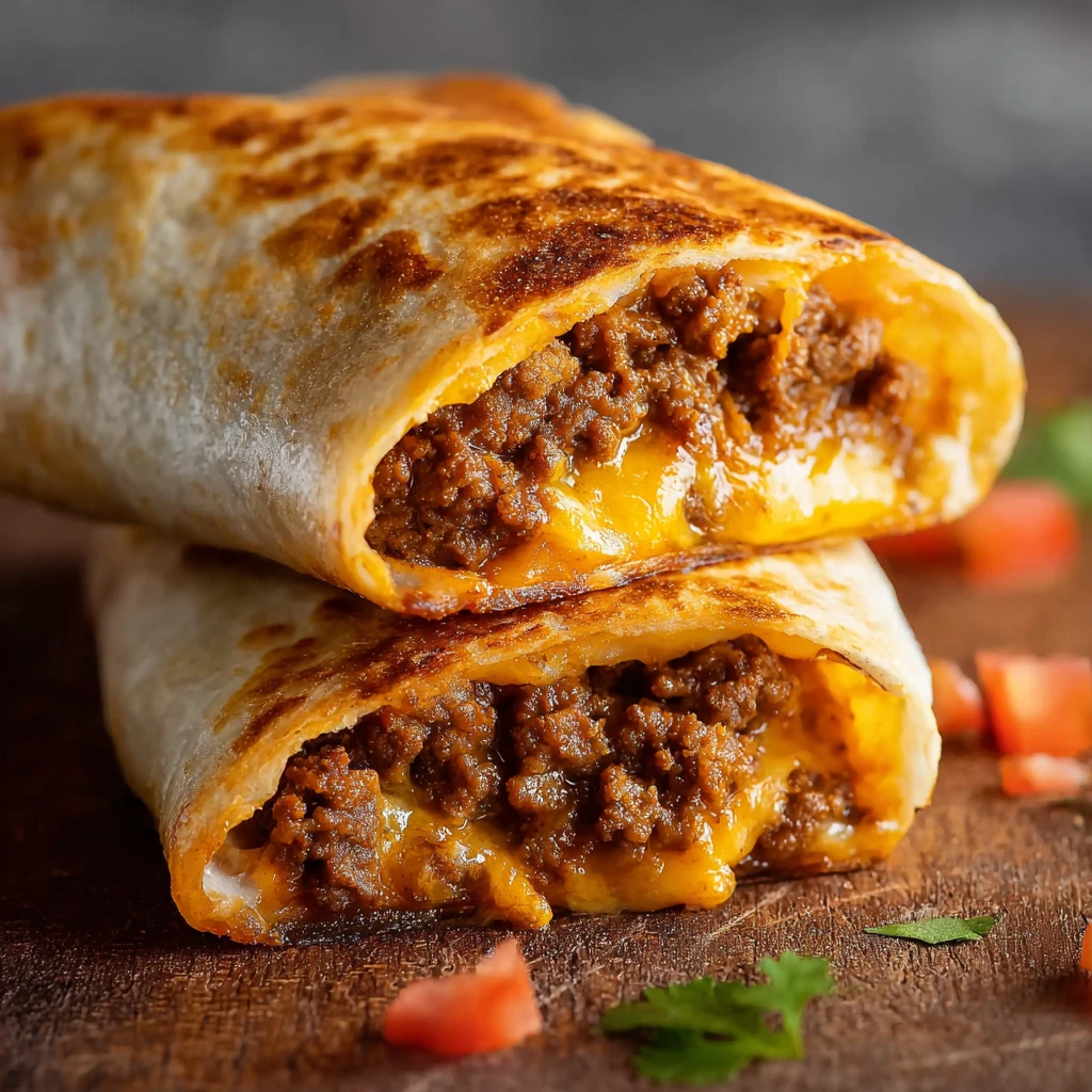 Cheesy Beef Taco Pockets
