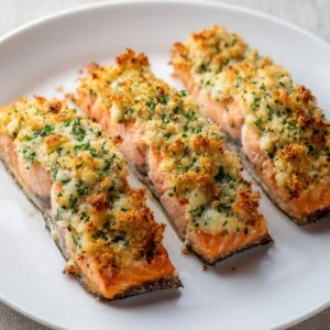 CRAB STUFFED SALMON
