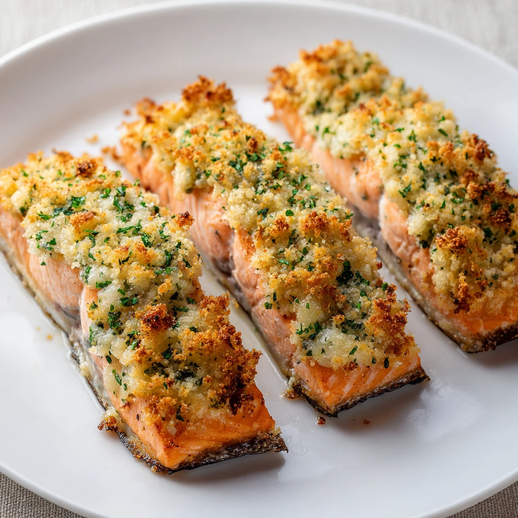 Crab Stuffed Salmon