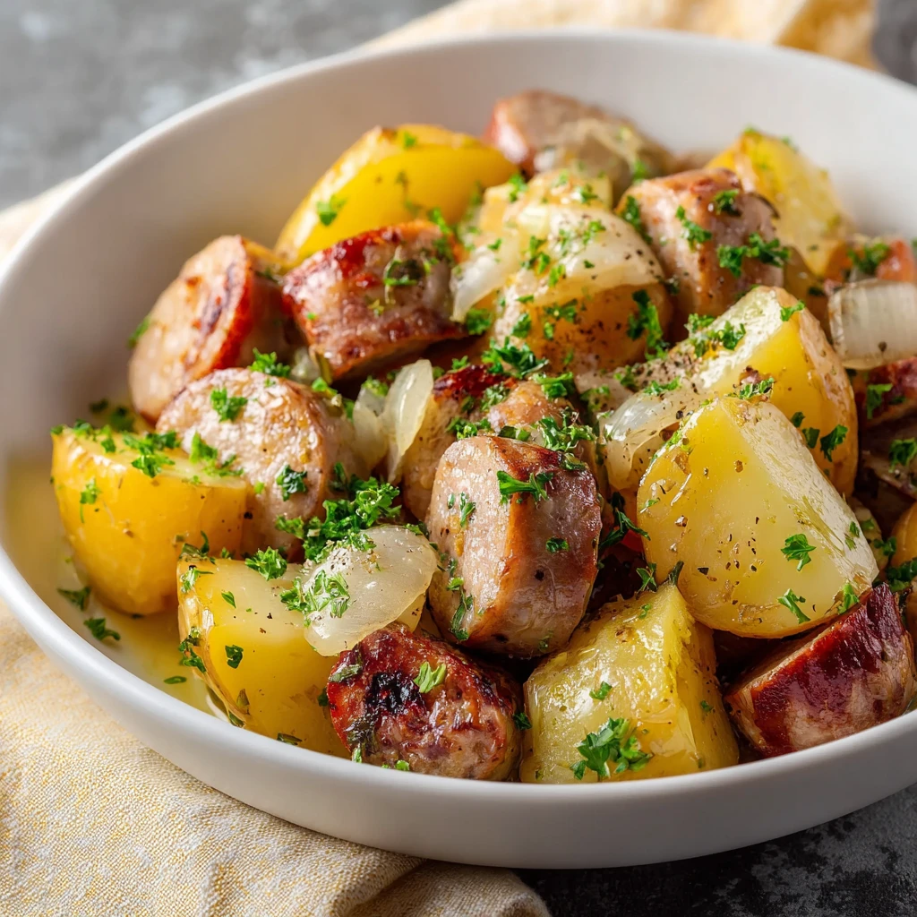 Crockpot Sausage Potatoes