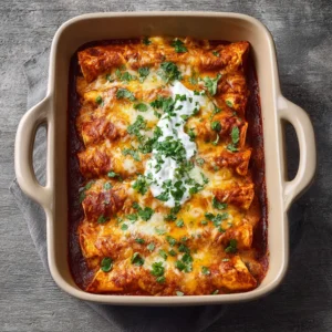 Easy Make-Ahead Chicken Enchiladas Freezer Meal Prep