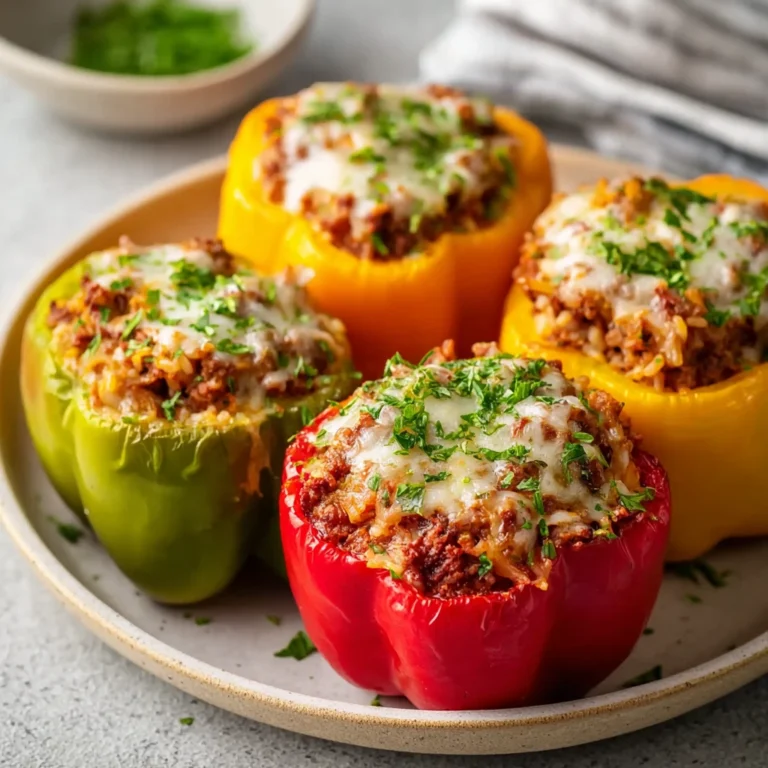 Easy Stuffed Bell Pepper Freezer Recipes Make-ahead Bell Pepper Meal Prep Ideas Stuffed Bell Peppers Meal Prep Guide Bulk ...