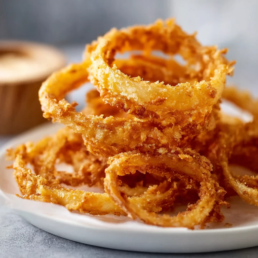 French Fried Onion Strings Crispy Homemade Snack Youll