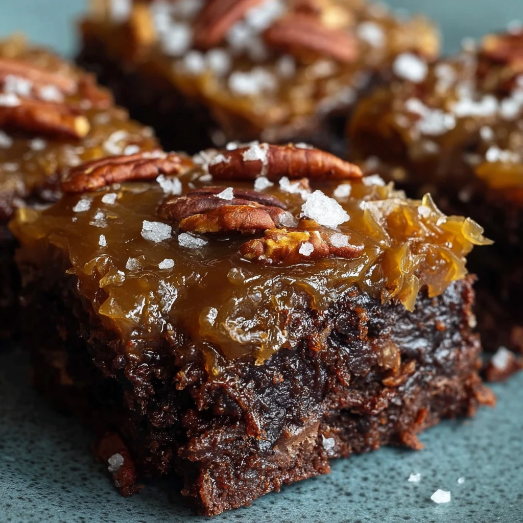 German Chocolate Pecan Brownies