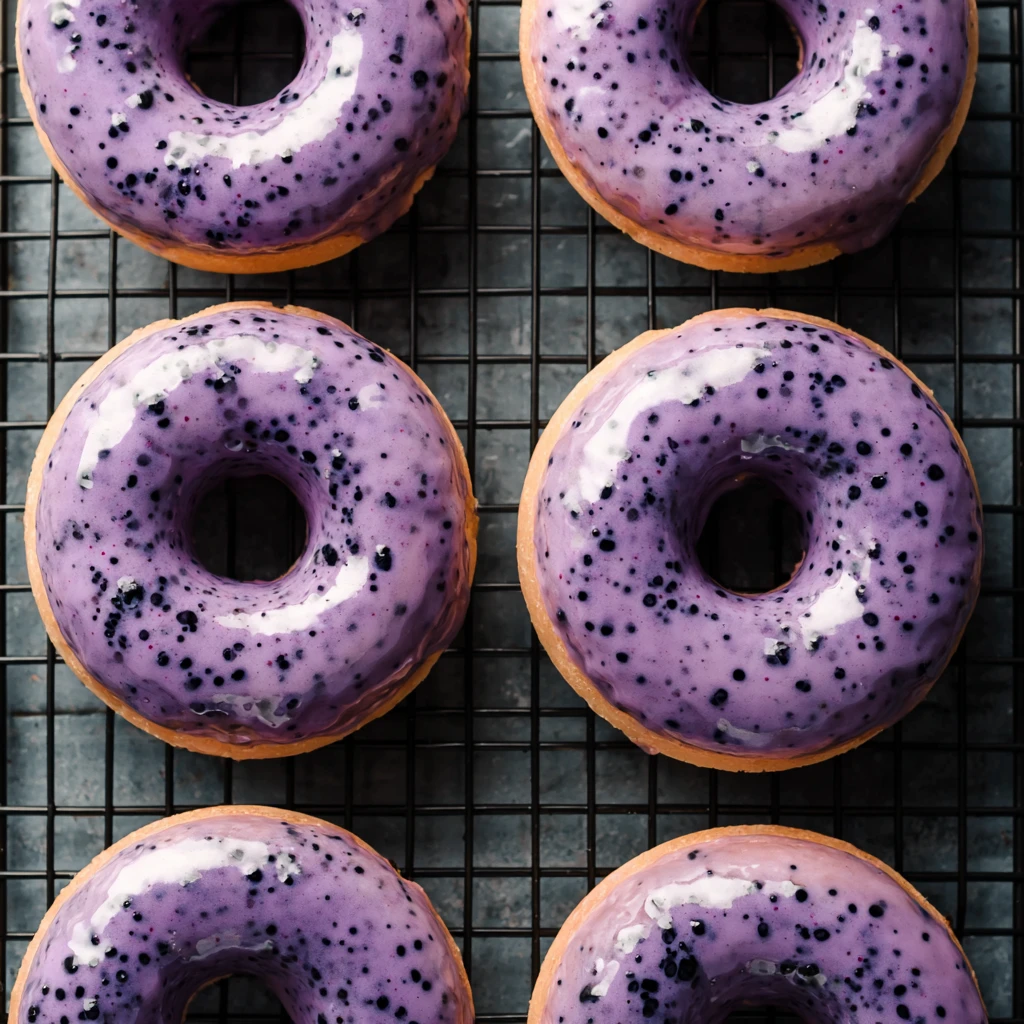 Healthy Blueberry Donuts
